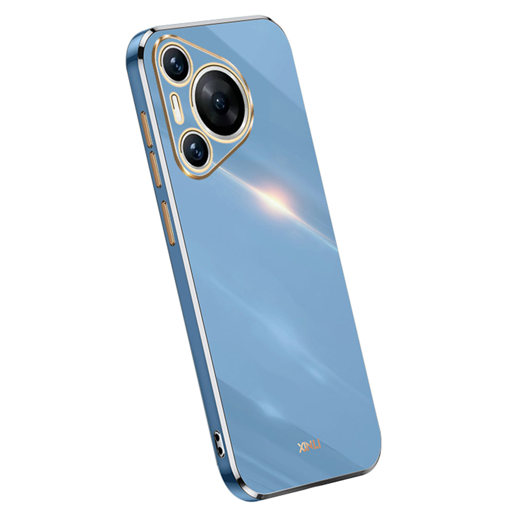 XINLI For Huawei Pura 70 Pro / Pura 70 Pro+ Case Electroplating Frame Soft TPU Phone Cover XINLI For Huawei Pura 70 Pro / Pura 70 Pro+ Case Electroplating Frame Soft TPU Phone Cover